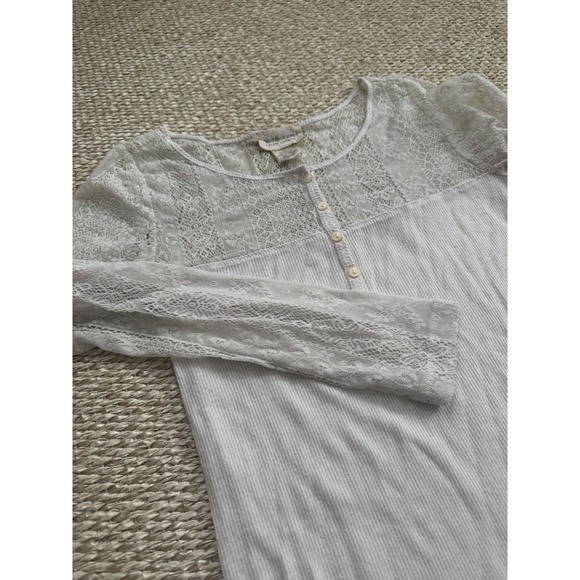 Denim & Supply Ralph Lauren Tops - Vintage Y2K Ralph Laurie Denim Supply Lace Henley Dainty Top. Boho